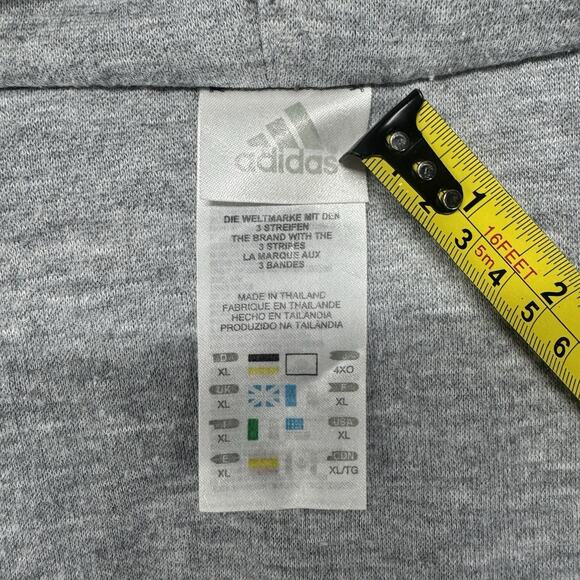 Vintage Y2K Adidas Reversible Hooded Stadium Blue Puffy Jacket Men Size Large - Picture 11 of 15